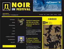 Tablet Screenshot of noirfest.com